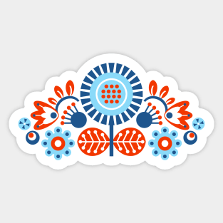 Folk Art Sticker